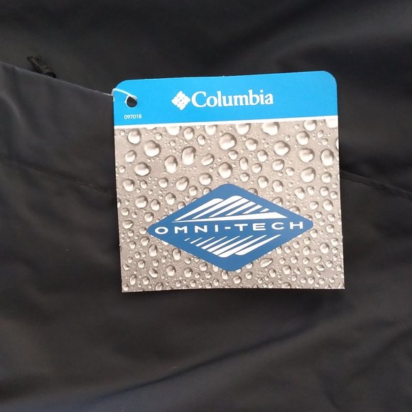 🆕Columbia Men's Timber Pointe II Waterproof Hooded Rain Jacket, Black, NWT - Picture 5 of 7